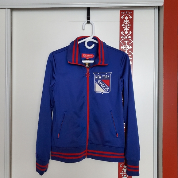 Ladies New York Rangers Mitchell and Ness Zip-up Jacket. Medium. NHL. - Picture 9 of 9